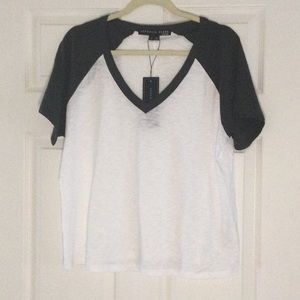 NWT Grey & White T Shirt